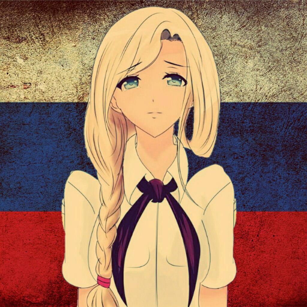 Флаг России аниме